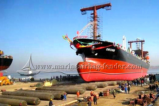 Qualität  Black Customized Ship Launching Airbag Lifting And Moving Marine Rubber Airbag usine