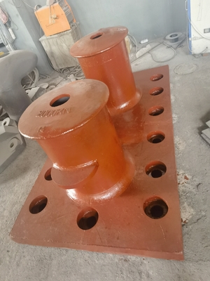 Marine Dock Bollard Customized Gusseisen für das Anlegen Tee Kopf