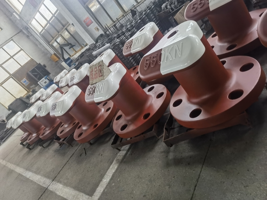 Marine Dock Bollard Customized Gusseisen für das Anlegen Tee Kopf