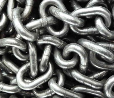 Hohe Festigkeit Hot Dip Galvanized Mooring Chain für Marine / Offshore Industrie