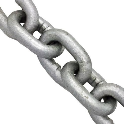Hohe Festigkeit Hot Dip Galvanized Mooring Chain für Marine / Offshore Industrie