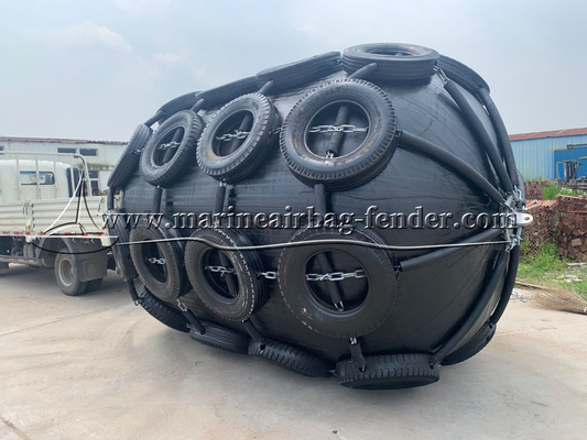 Schwarze aufblasbare Dock-Fender Schiffsboot Dock-Fender und Stoßfänger