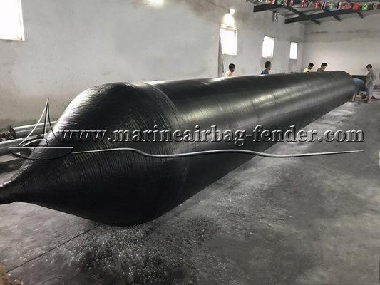 Größe angepasster Marine-Airbag Anti-Tearing Schwarzer aufblasbarer Gummi-Airbag
