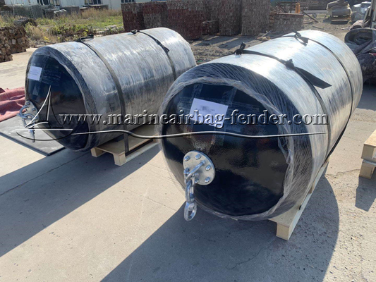 Zylindrische EVA-Schaum-gefüllte Fender Polyurethan-beschichtete Marine-Schaum-Fender