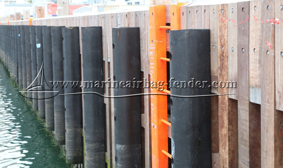 Customized D-Typ Gummi-Fender, Marine Solid Fender für den Schiffsschutz