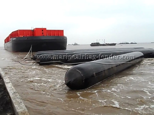 Schwarz angepasst Schiff Start Airbag Heben und Bewegen Marine Gummi Airbag
