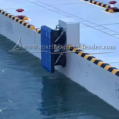 Langlebige Marine-Dock-Gummi-Fendern, angepasst mit Edelstahlkette