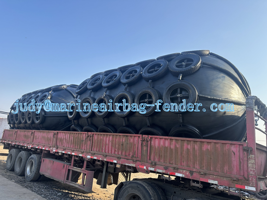 Hochspannbares aufblasbares Gummi-Fender Marine für Offshore-Anwendungen